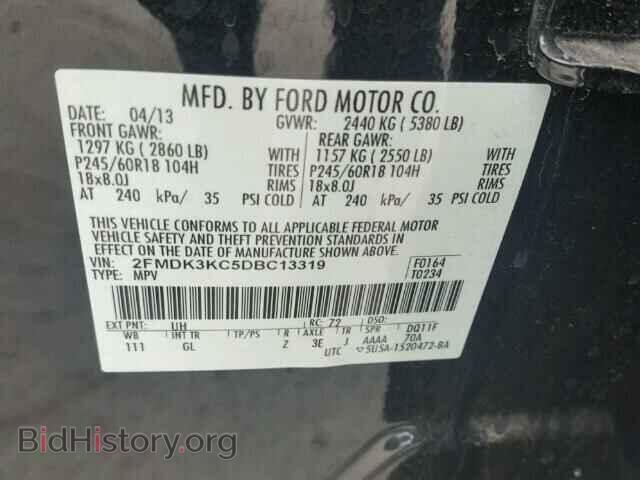 2013 FORD EDGE - VIN: 2FMDK3KC5DBC13319 - Photo 10
