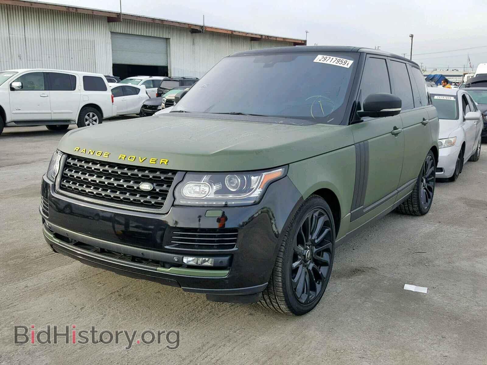 2014 LAND ROVER RANGE ROVE - VIN: SALGS2TF0EA166372 - Фото 2