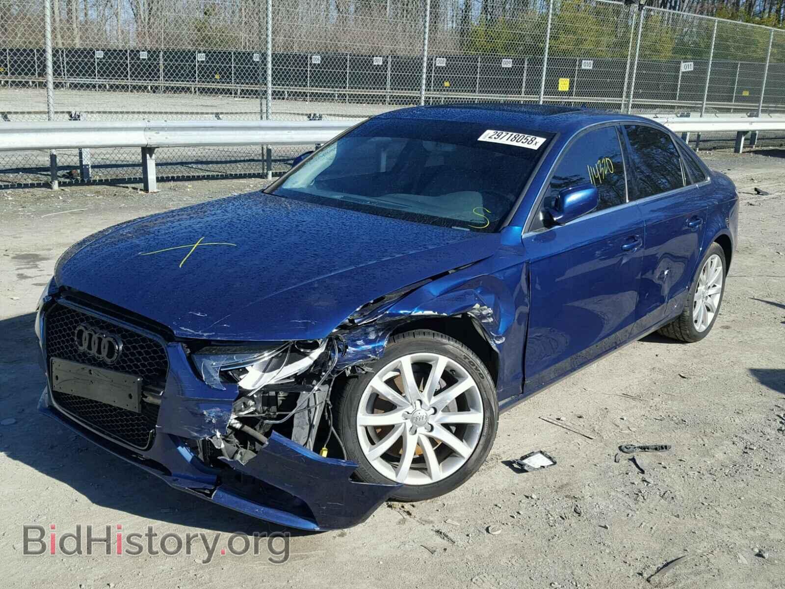 2013 AUDI A4 - VIN: WAUEFAFL3DA157336 - Photo 2