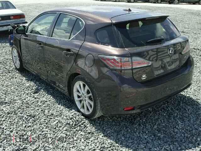 2012 LEXUS CT 200 - VIN: JTHKD5BH5C2105511 - Фото 3