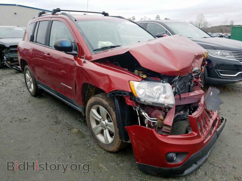2012 Jeep COMPASS Compass SP (VIN 1C4NJDBB7CD608846) — фото 1 из 9, Copart, повреждение: передняя часть