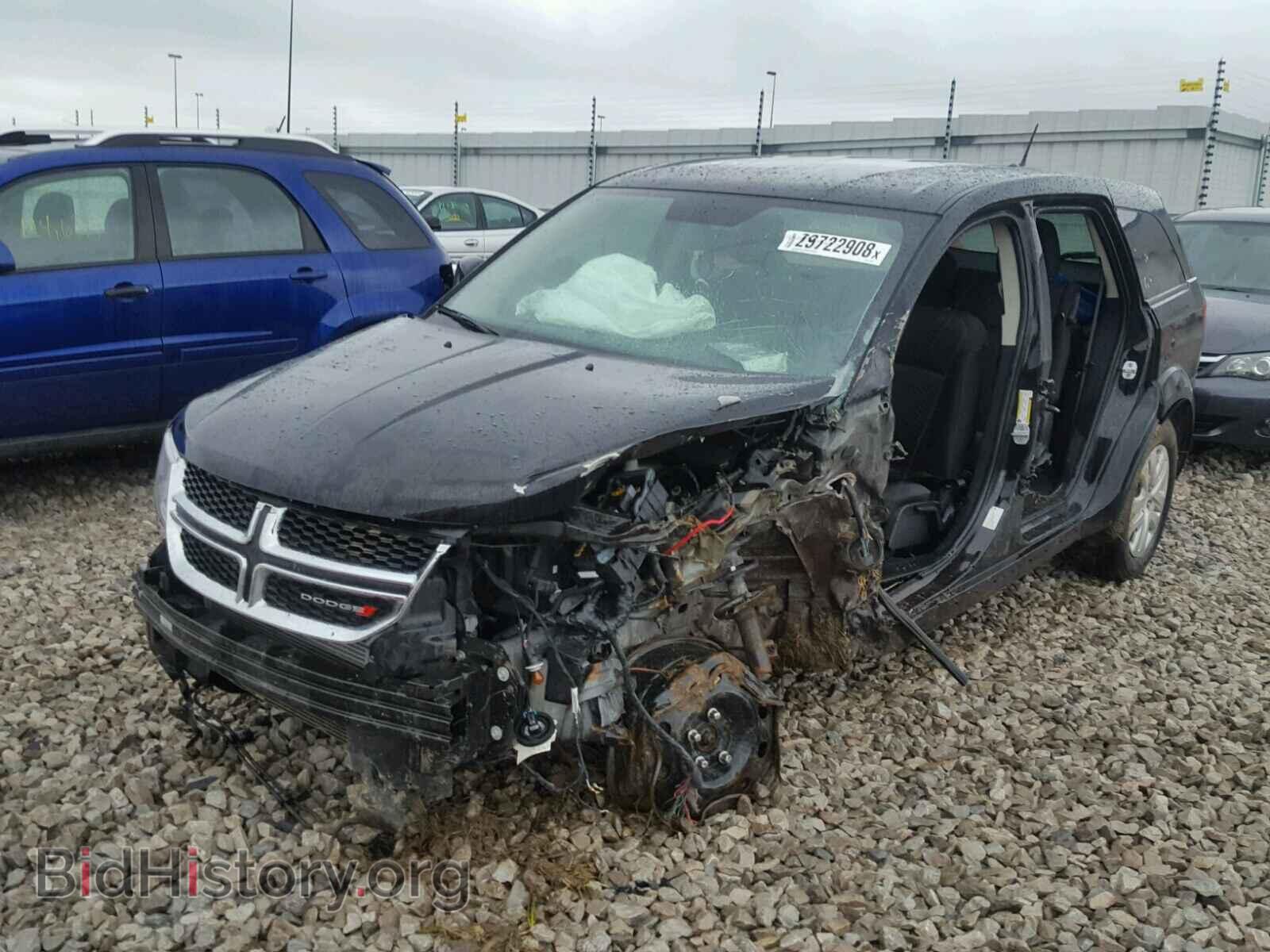 2014 DODGE JOURNEY - VIN: 3C4PDCAB9ET118949 - Фото 2