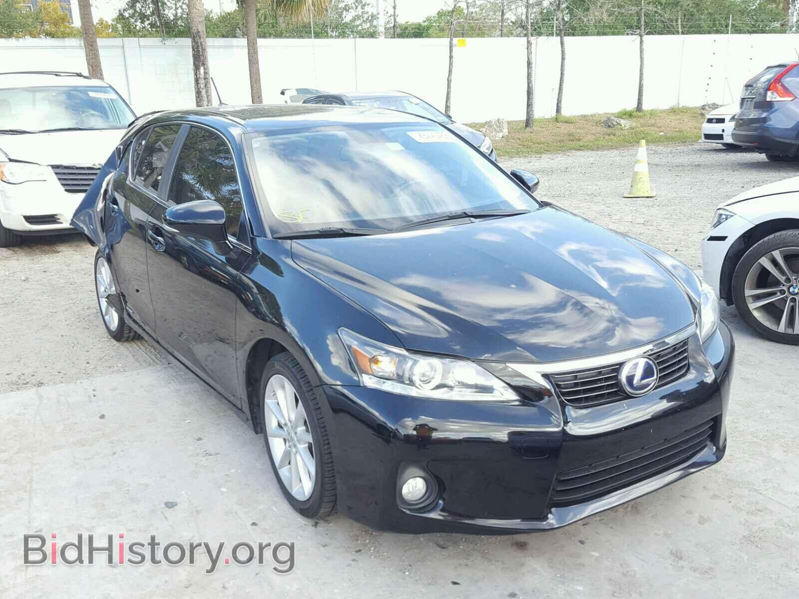Photo JTHKD5BH3C2070838 - LEXUS CT 200 2012
