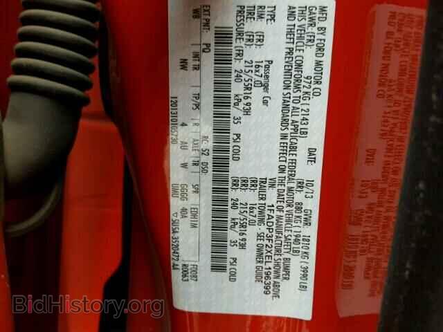 2014 FORD FOCUS - VIN: 1FADP3F2XEL196399 - Photo 10