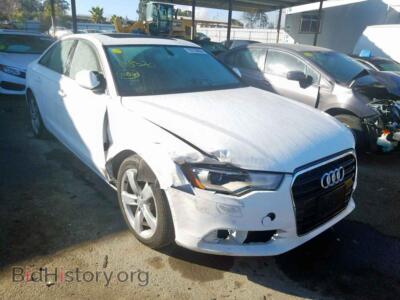 2012 Audi A6 A6 Premium, белый — VIN WAUDFAFC7CN157083, Copart
