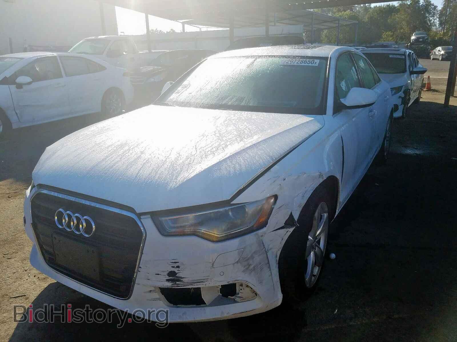 2012 AUDI A6 - VIN: WAUDFAFC7CN157083 - Фото 2