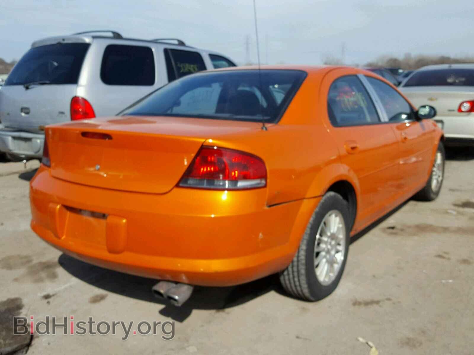 2004 CHRYSLER SEBRING - VIN: 1C3EL56RX4N291796 - Фото 4