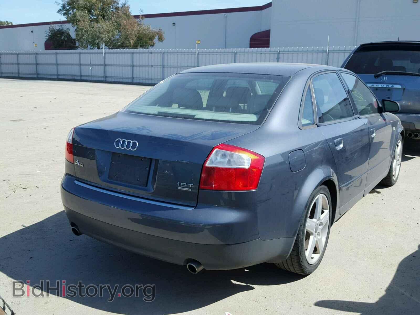 2002 AUDI A4 - VIN: WAULC58EX2A277329 - Фото 4