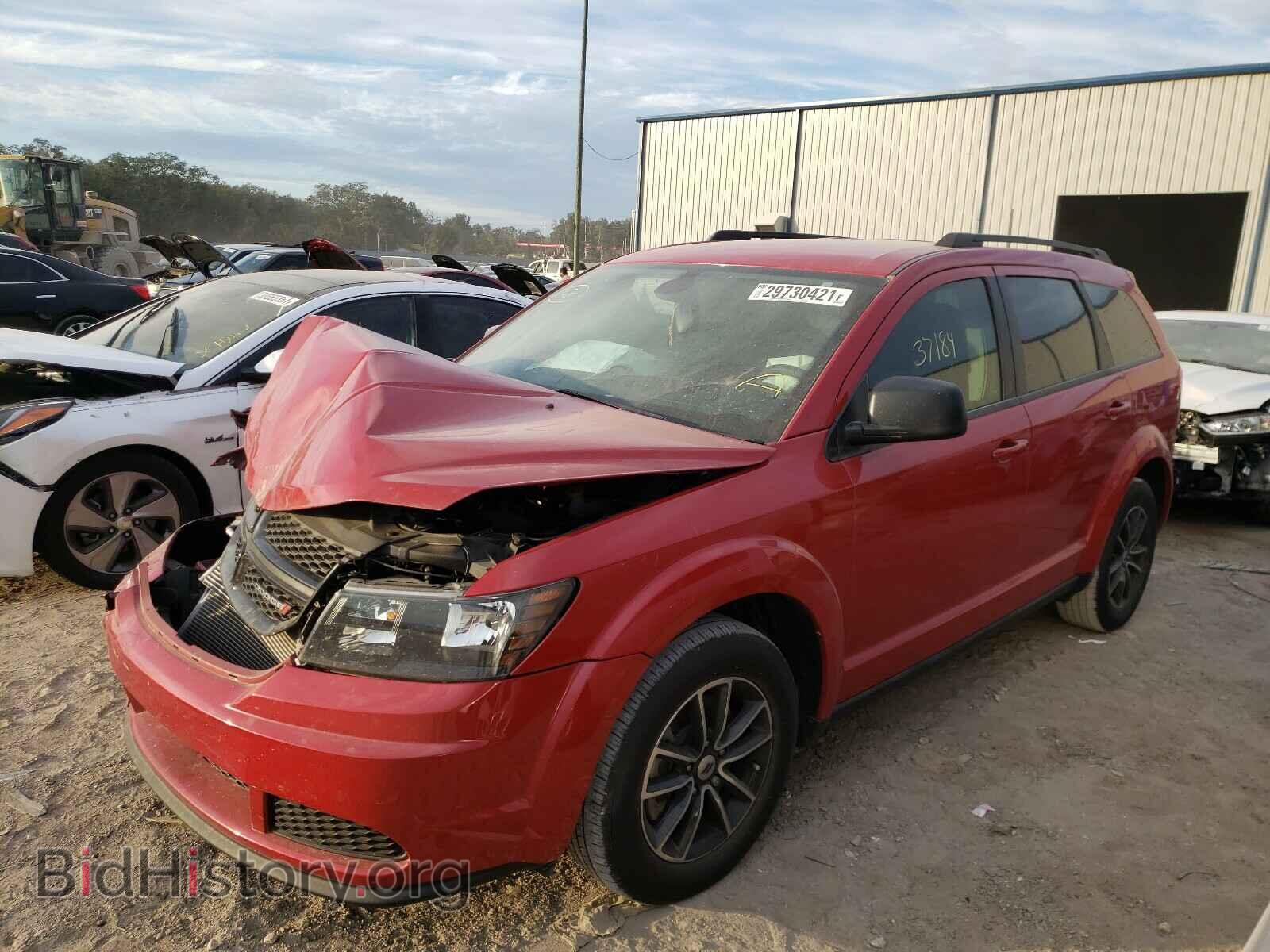 2018 DODGE JOURNEY - VIN: 3C4PDCAB4JT521585 - Фото 2