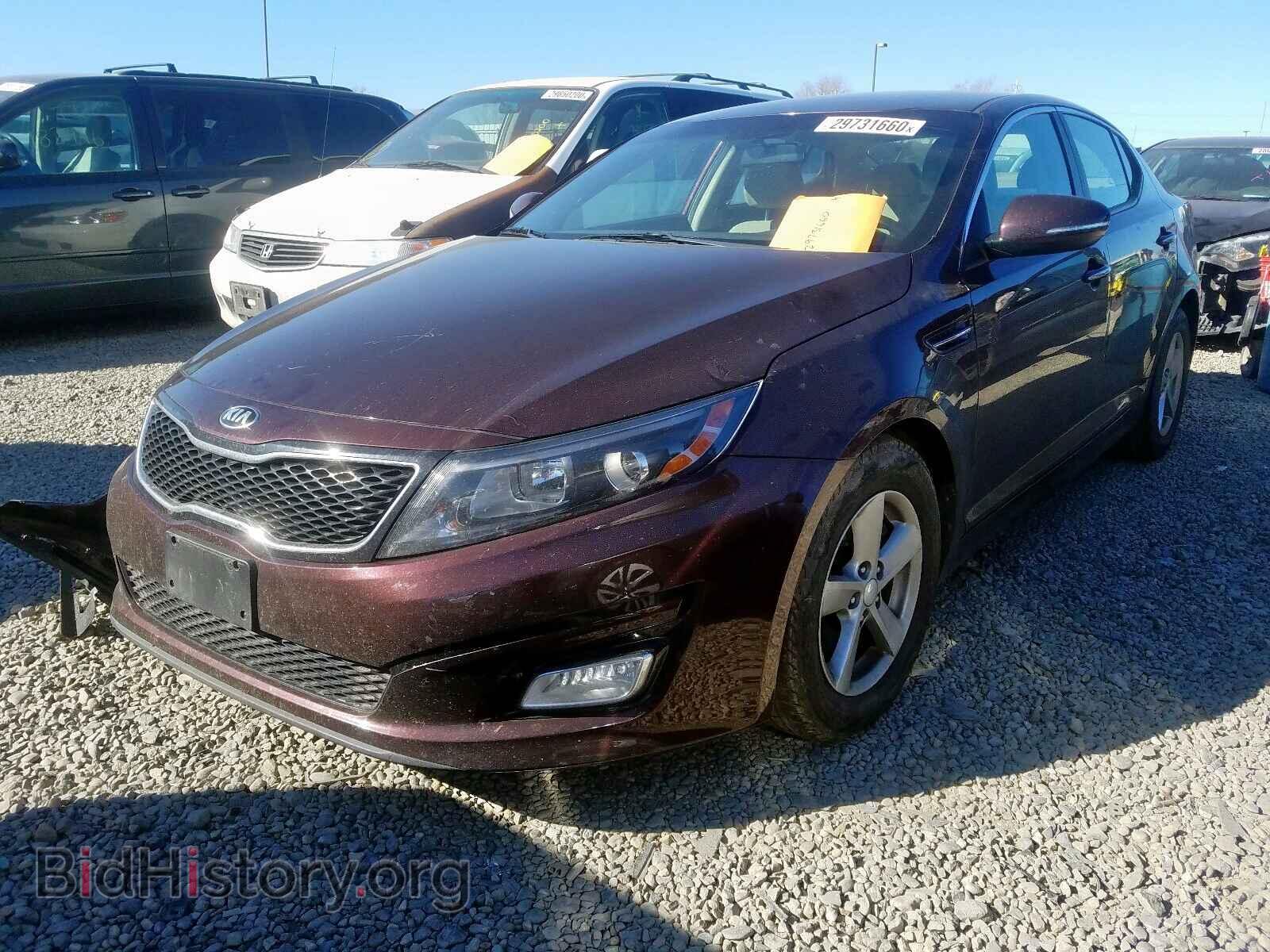 2014 KIA OPTIMA - VIN: 5XXGM4A72EG344490 - Фото 2