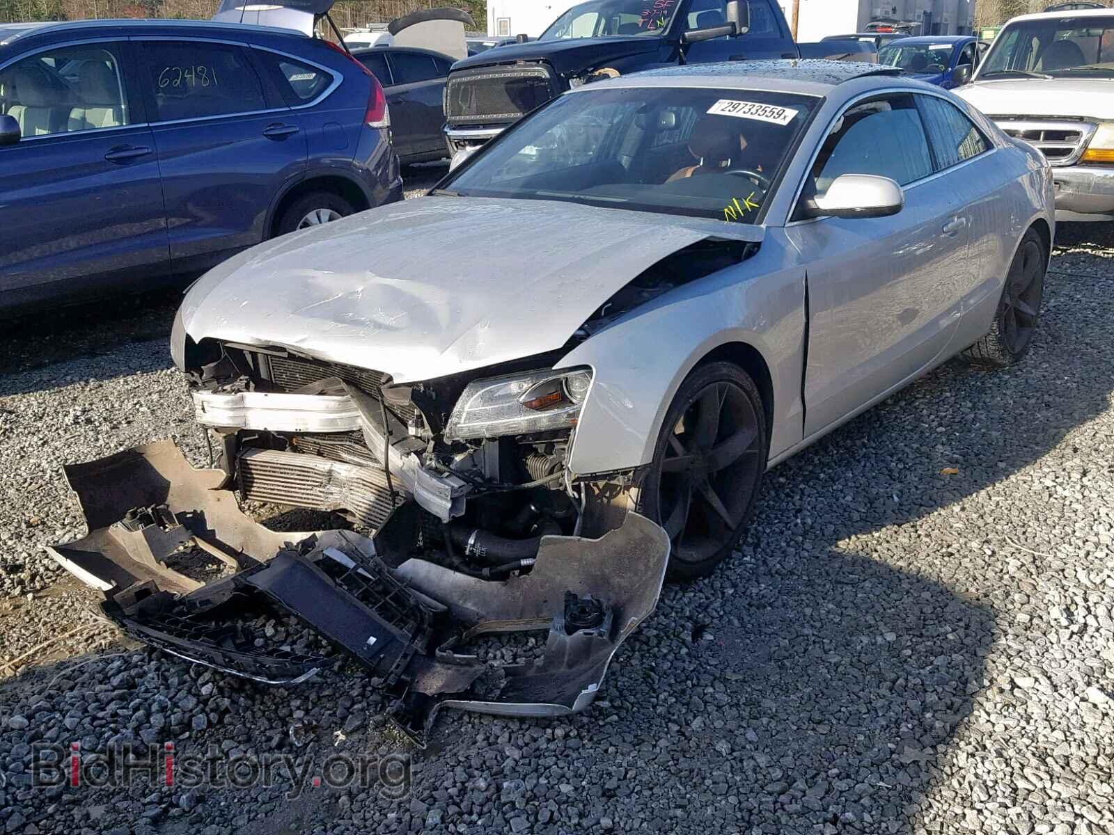 2012 AUDI A5 - VIN: WAUVFAFR8CA004678 - Фото 2