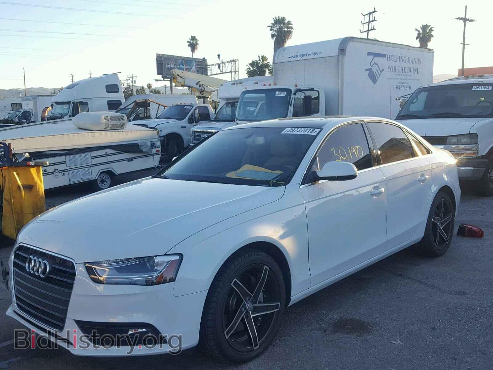 2013 AUDI A4 - VIN: WAUEFAFLXDA161173 - Фото 2