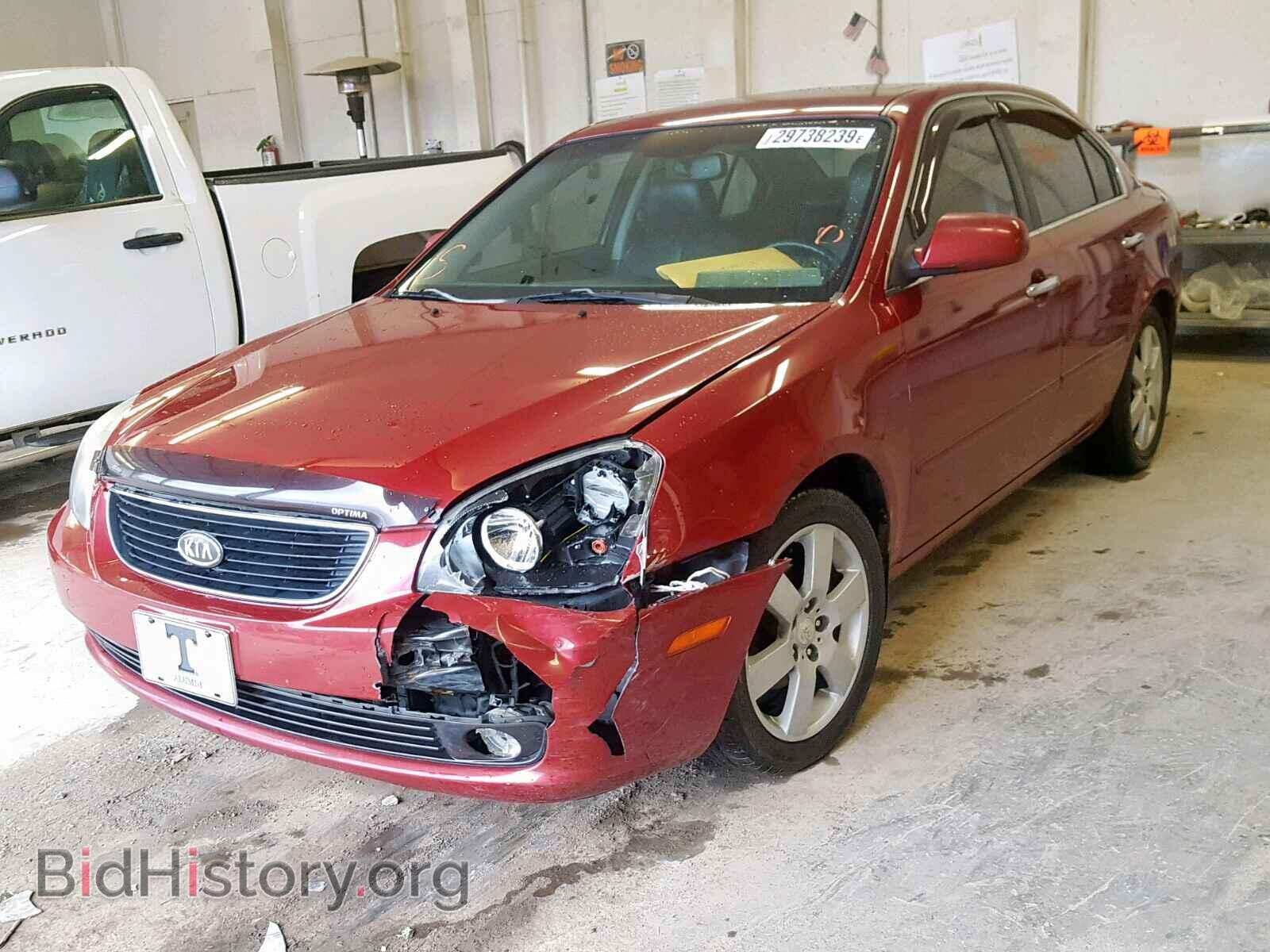 2007 KIA OPTIMA - VIN: KNAGE124875084357 - Фото 2