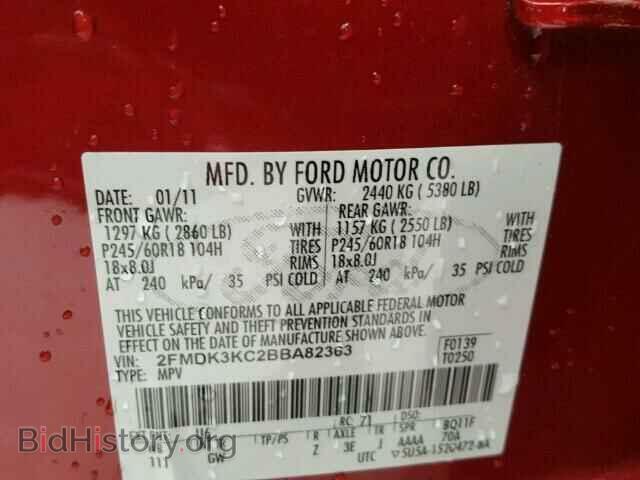 2011 FORD EDGE - VIN: 2FMDK3KC2BBA82363 - Photo 10