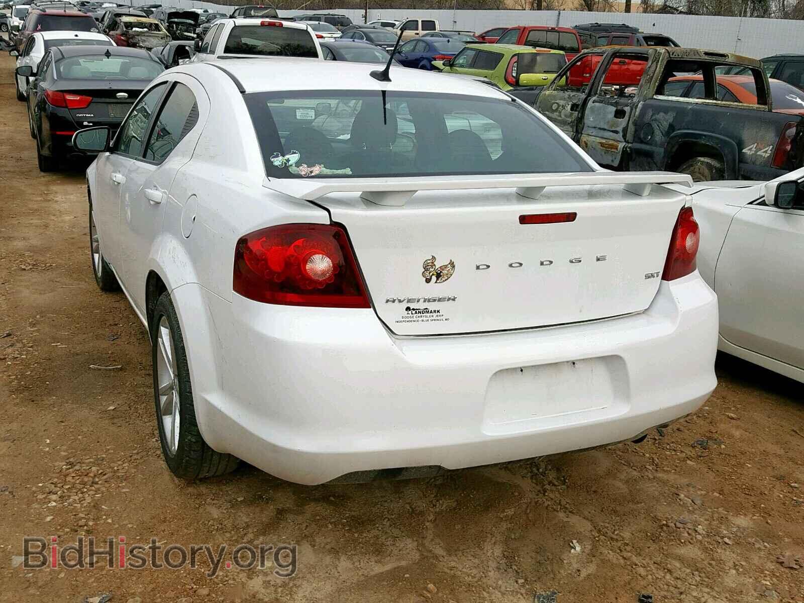 2013 DODGE AVENGER - VIN: 1C3CDZCB9DN567923 - Фото 3