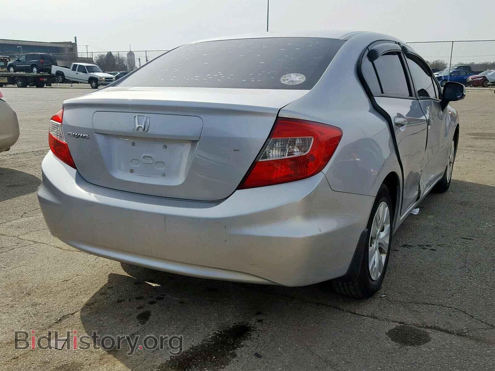 2012 HONDA CIVIC LX - VIN: 19XFB2F50CE092239 - Фото 4