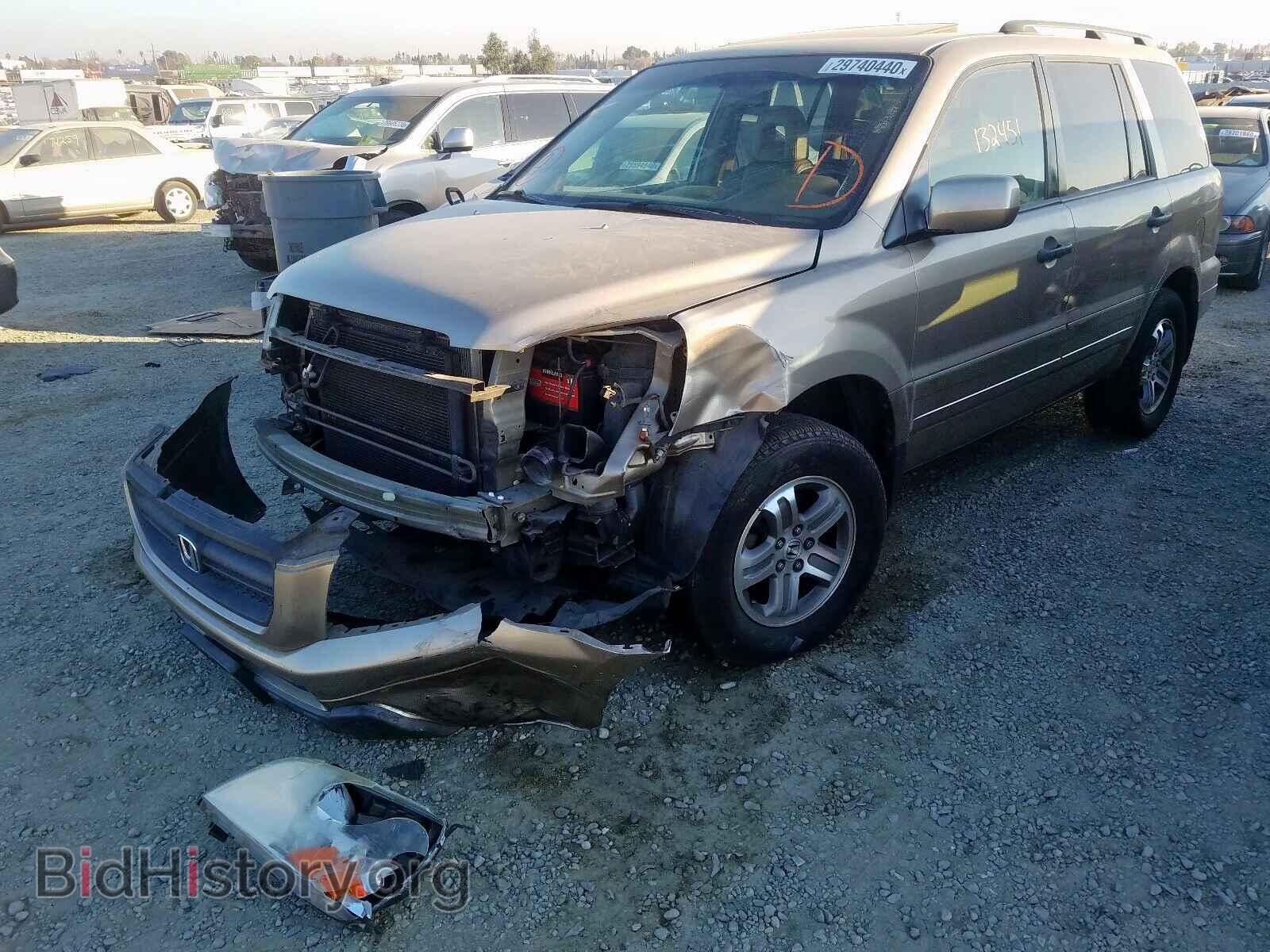 2005 HONDA PILOT - VIN: 2HKYF18695H563008 - Фото 2