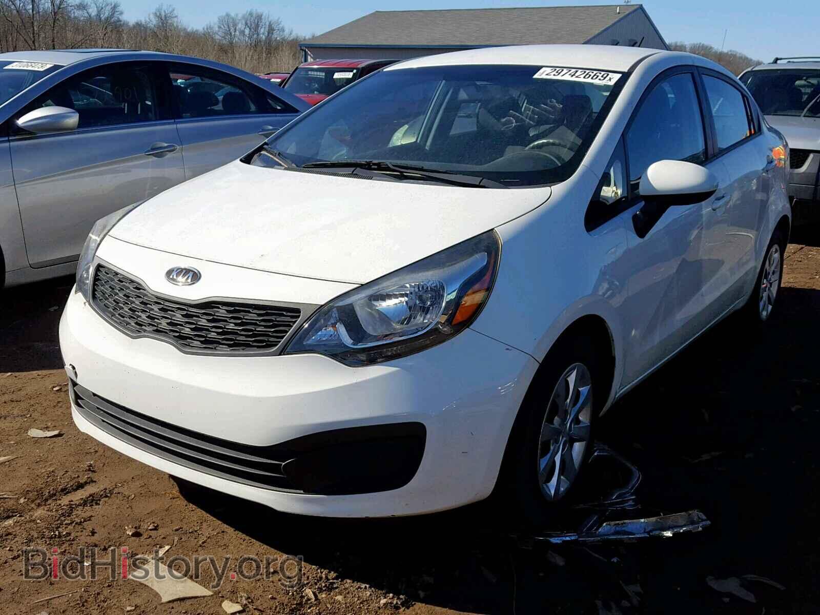 2012 KIA RIO - VIN: KNADM4A32C6076517 - Фото 2