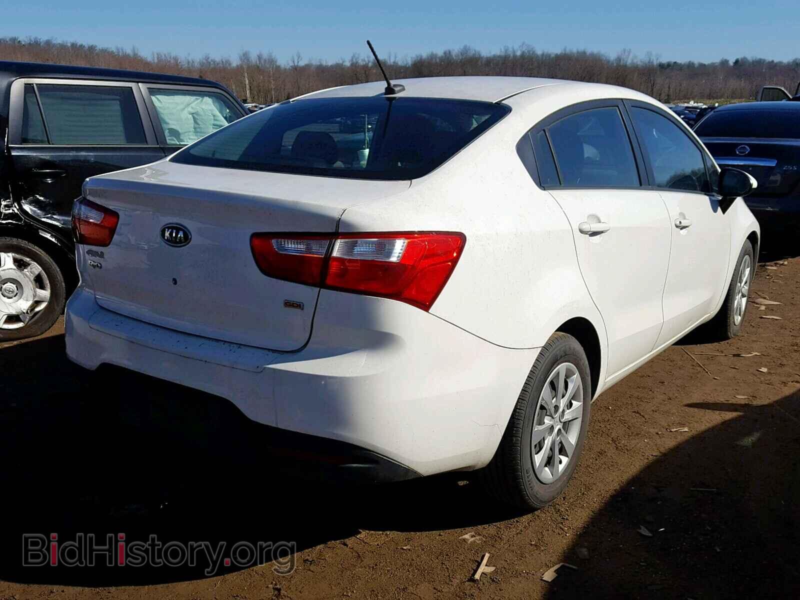 2012 KIA RIO - VIN: KNADM4A32C6076517 - Фото 4