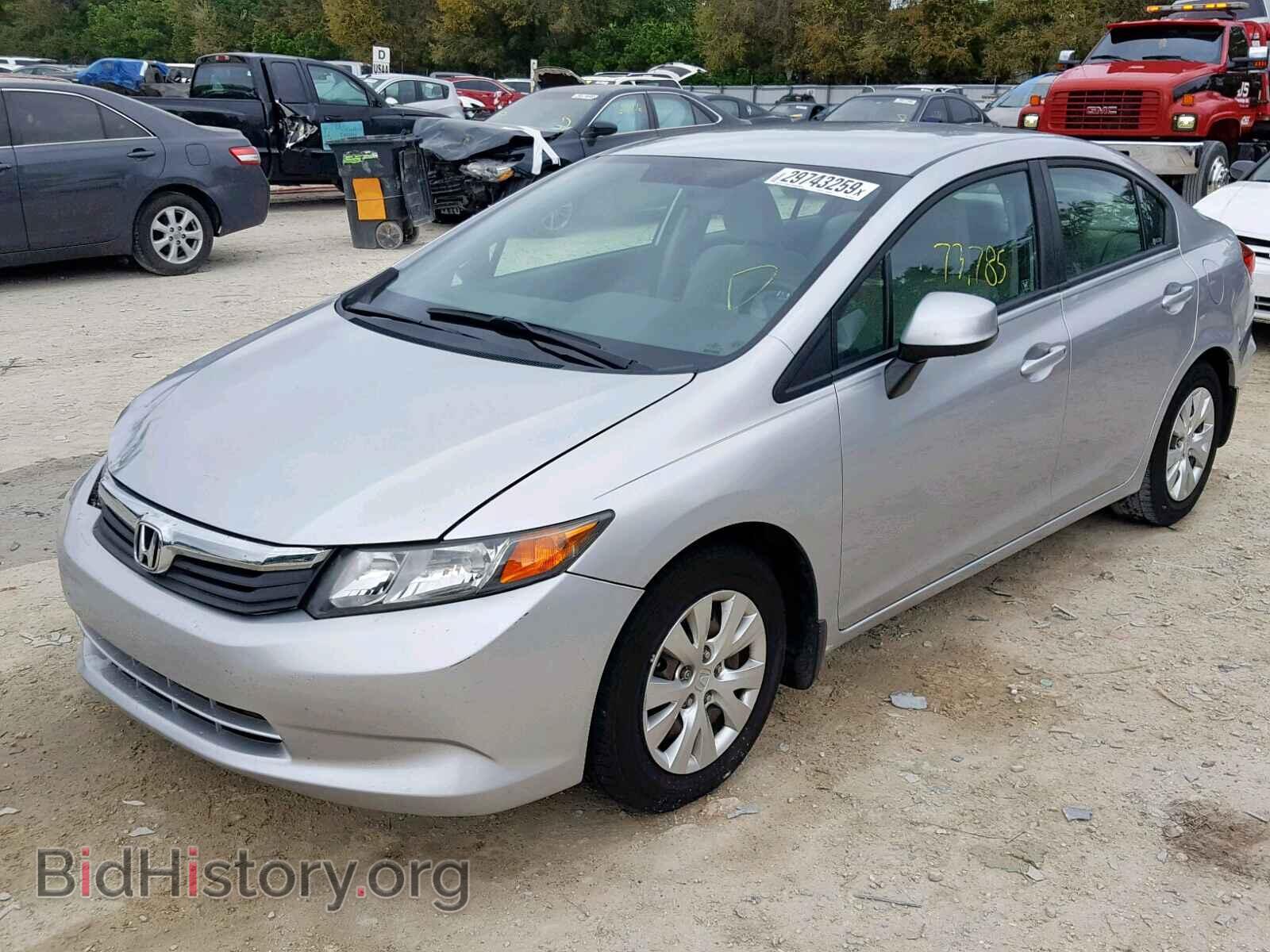 2012 HONDA CIVIC LX - VIN: 19XFB2F56CE067510 - Фото 2