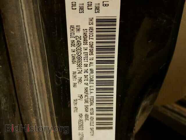 2011 DODGE CARAVAN - VIN: 2D4RN3DGXBR690174 - Фото 10