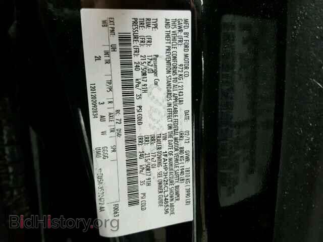 2012 FORD FOCUS - VIN: 1FAHP3H25CL348536 - Photo 10