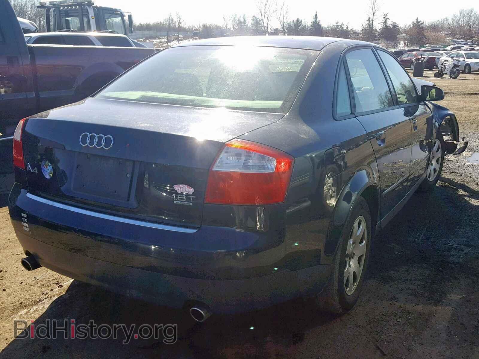 2002 AUDI A4 - VIN: WAULC68E92A115312 - Фото 4