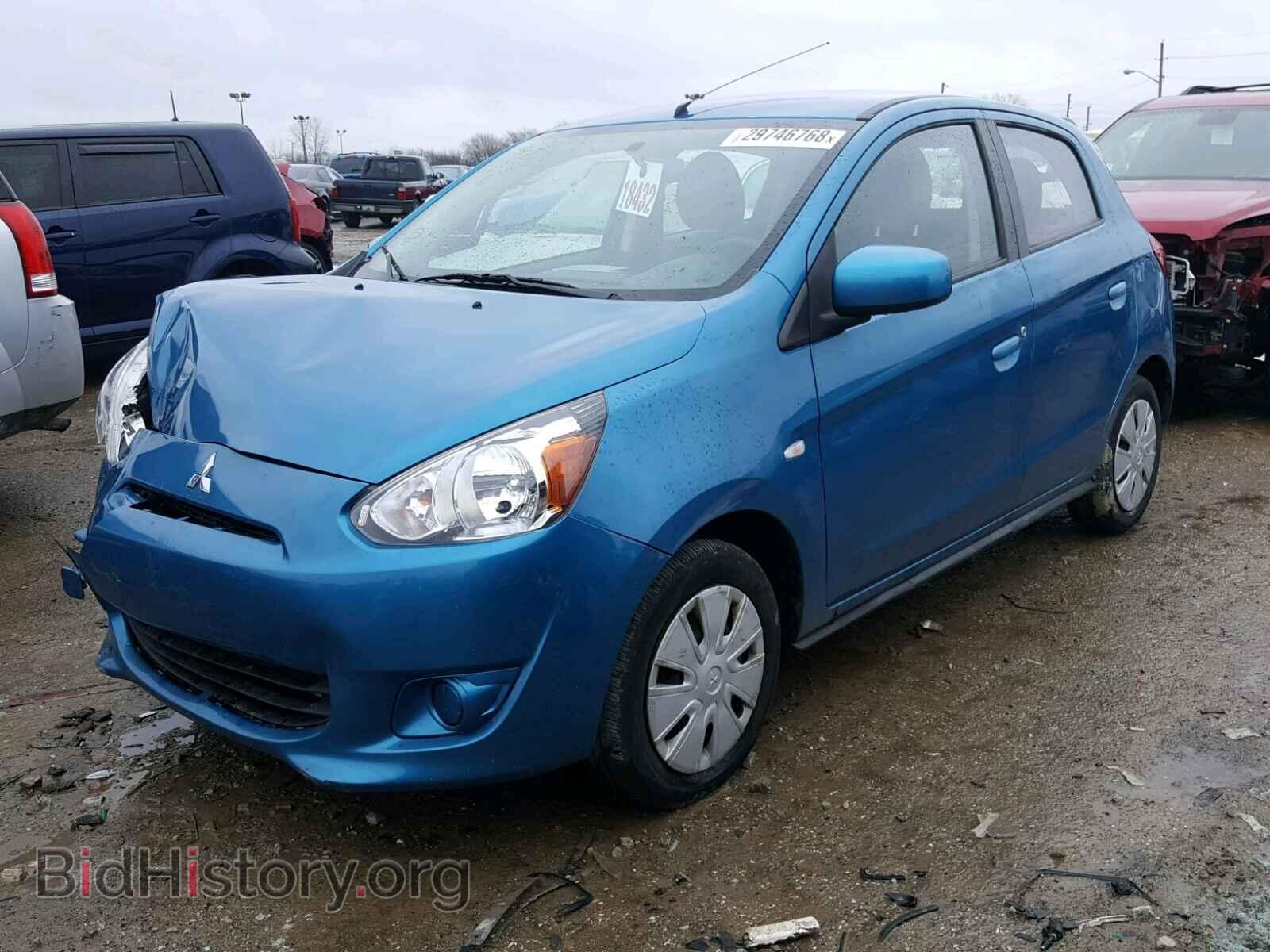 2014 MITSUBISHI MIRAGE - VIN: ML32A3HJ5EH024231 - Фото 2