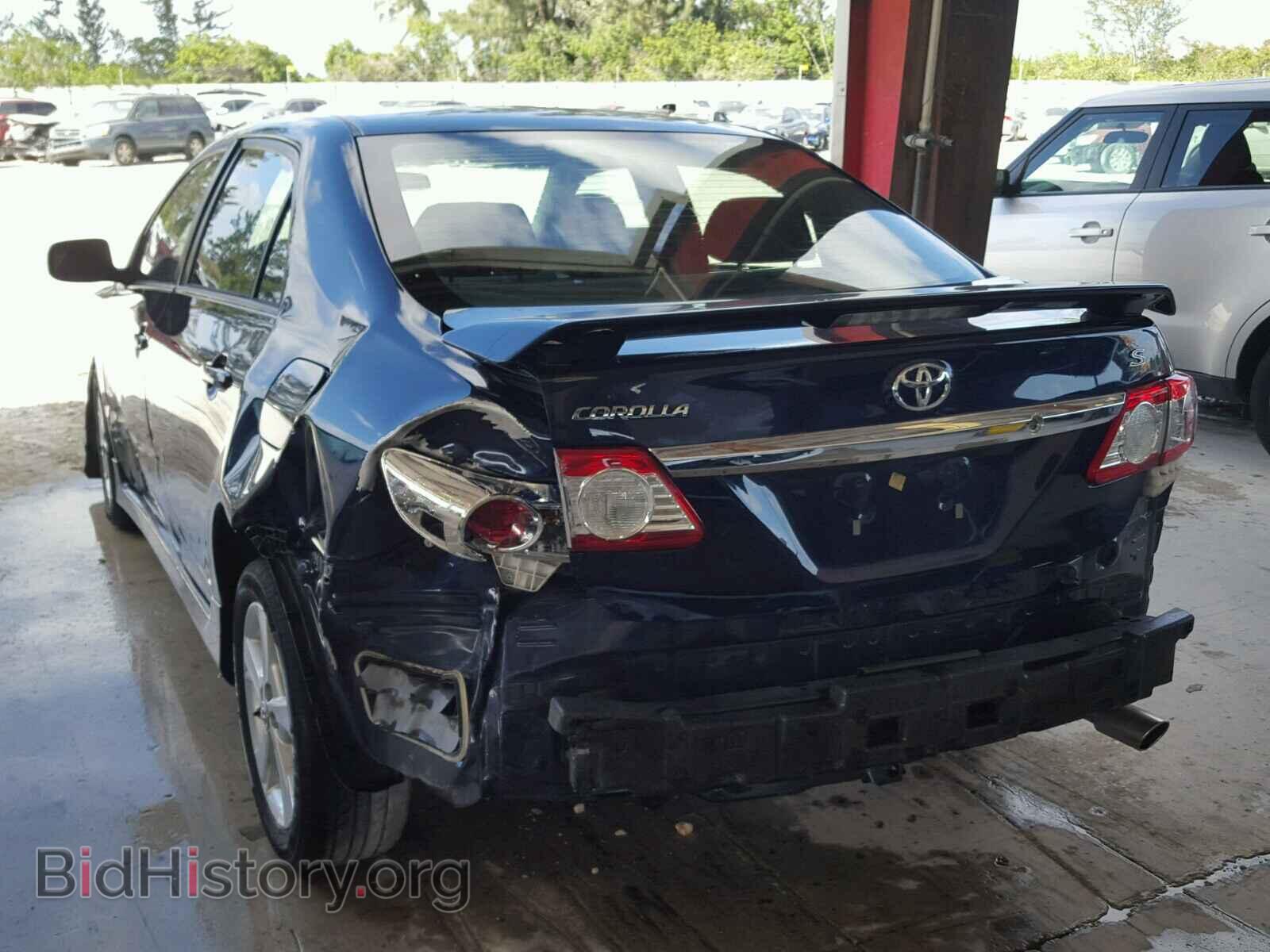 2012 TOYOTA COROLLA BA - VIN: 2T1BU4EE6CC773624 - Фото 3