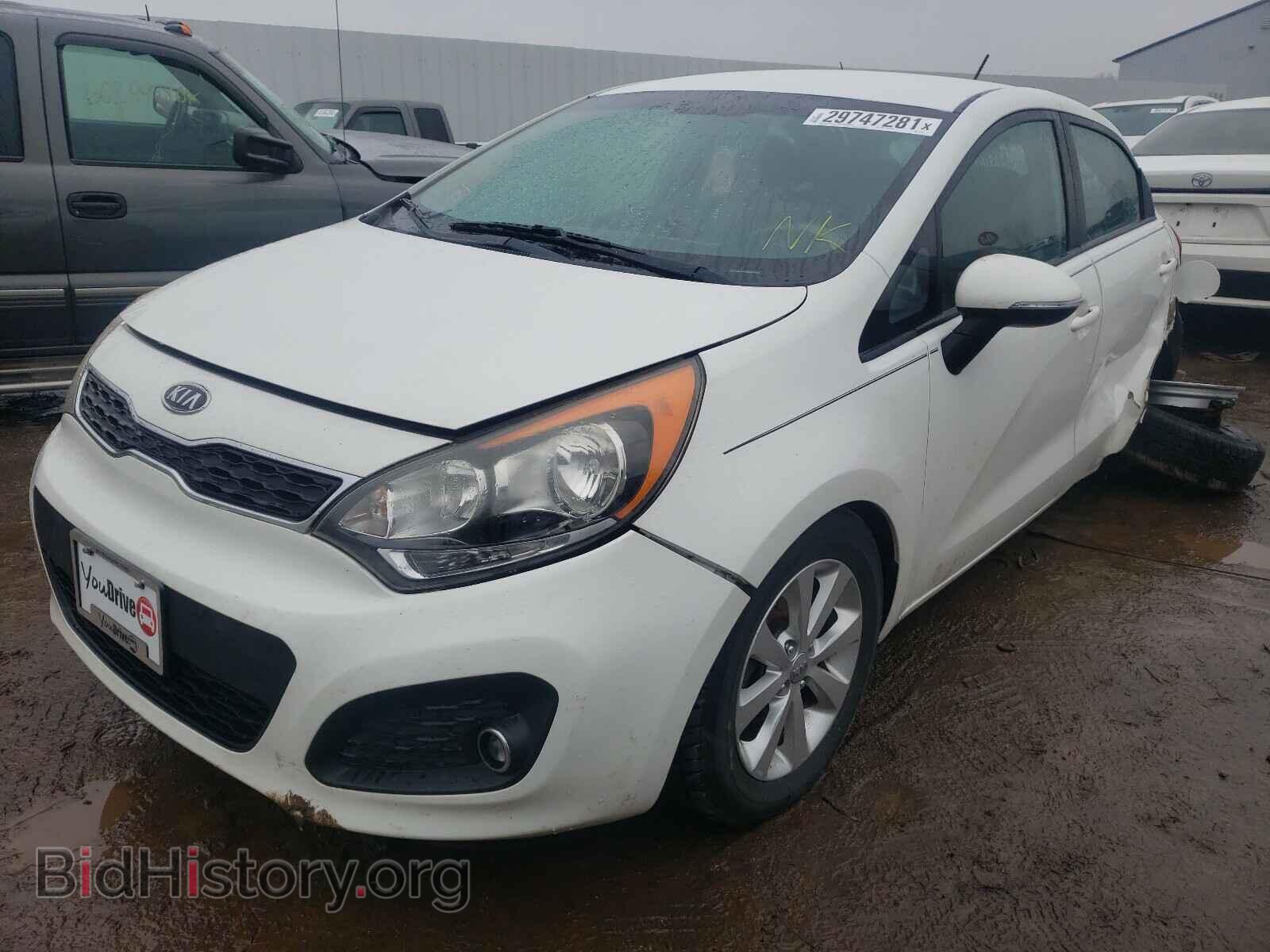 2012 KIA RIO - VIN: KNADN5A33C6033162 - Фото 2