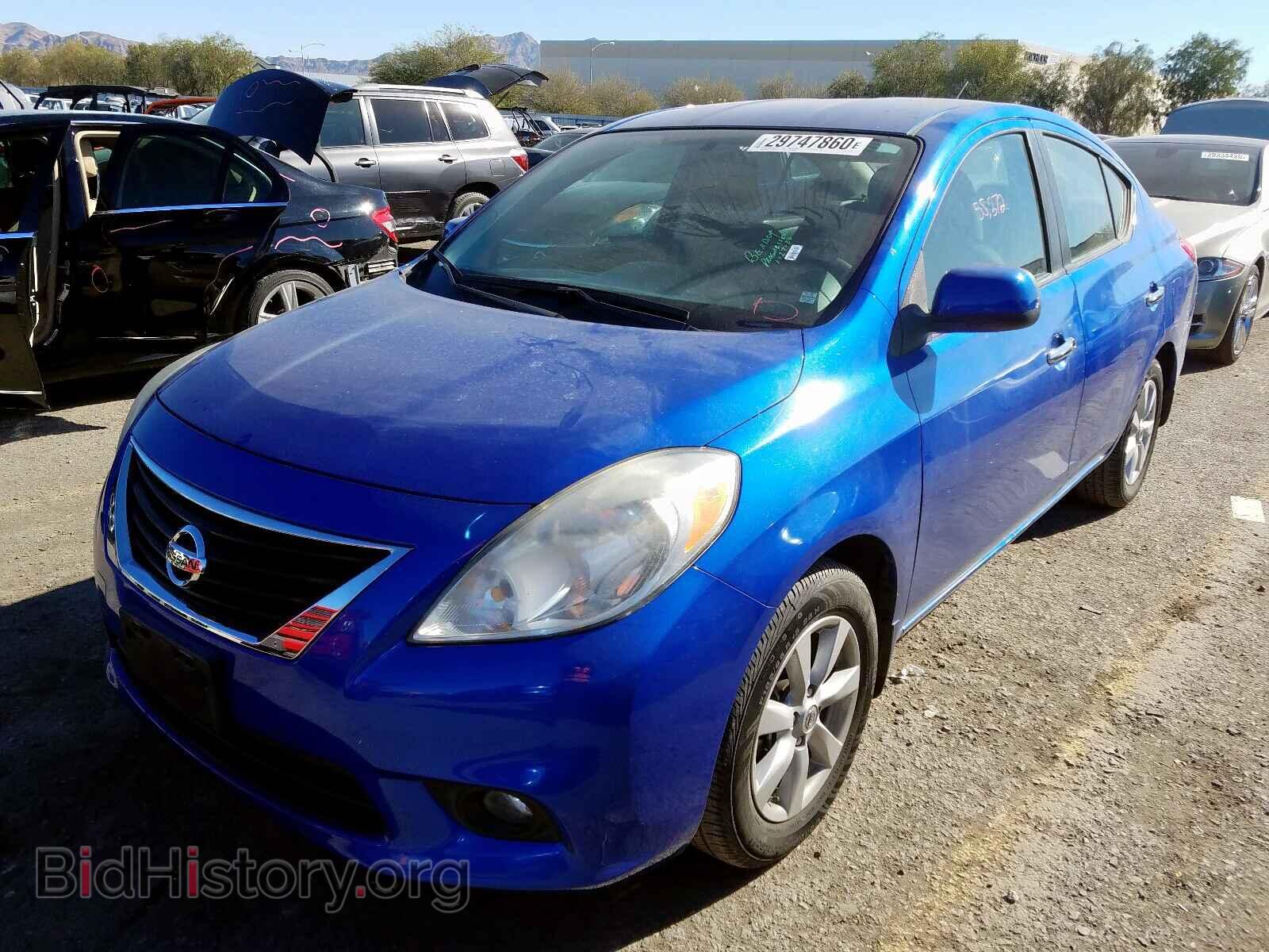 2012 NISSAN VERSA - VIN: 3N1CN7AP9CL943274 - Фото 2