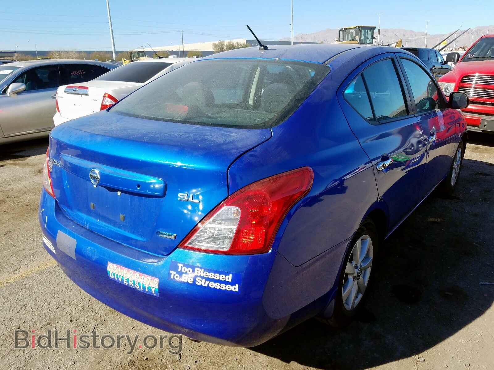 2012 NISSAN VERSA - VIN: 3N1CN7AP9CL943274 - Фото 4