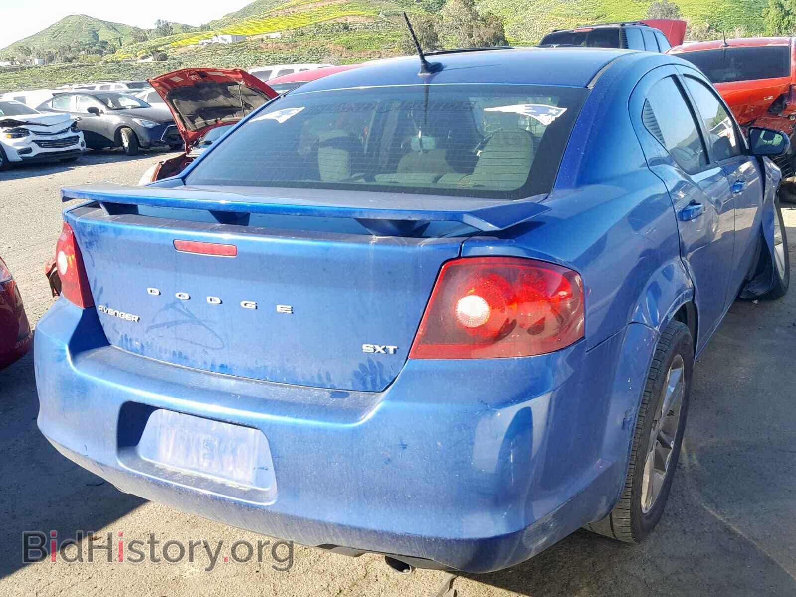 2013 DODGE AVENGER - VIN: 1C3CDZCG7DN508476 - Фото 4