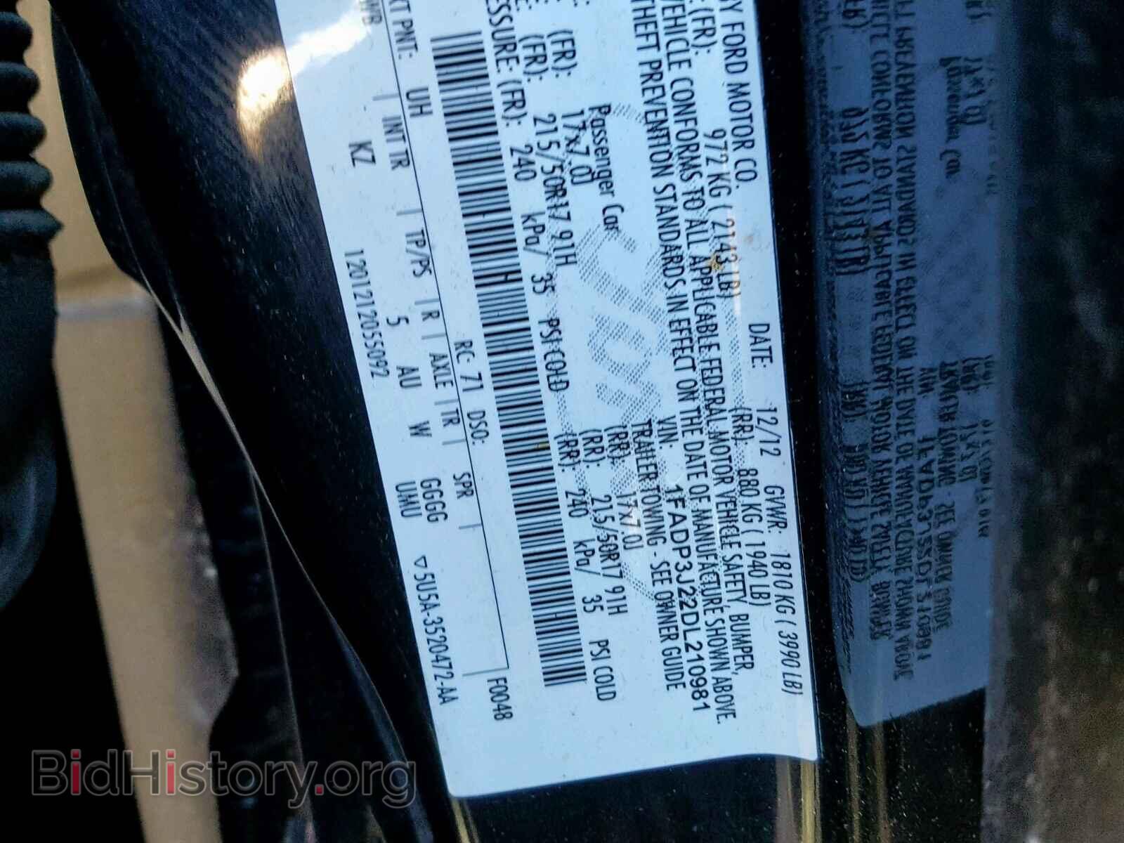 2013 FORD FOCUS - VIN: 1FADP3J22DL210981 - Photo 10