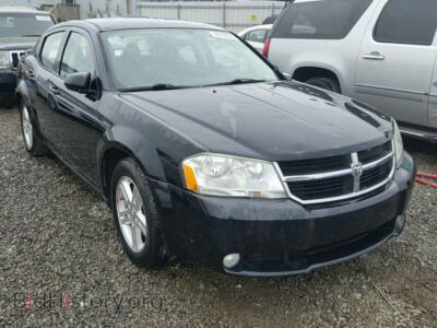 2010 Dodge AVENGER Avenger R/, black — VIN 1B3CC5FB9AN139432, Copart