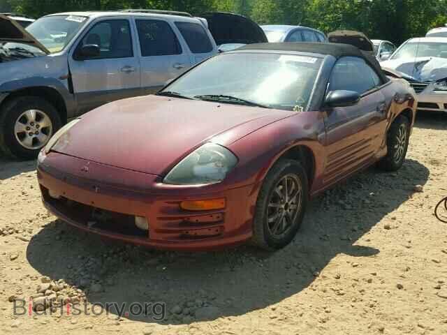 2001 MITSUBISHI ECLIPSE - VIN: 4A3AE45G71E155066 - Фото 2