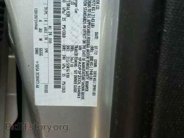 2013 FORD FOCUS - VIN: 1FADP3F2XDL104593 - Photo 10