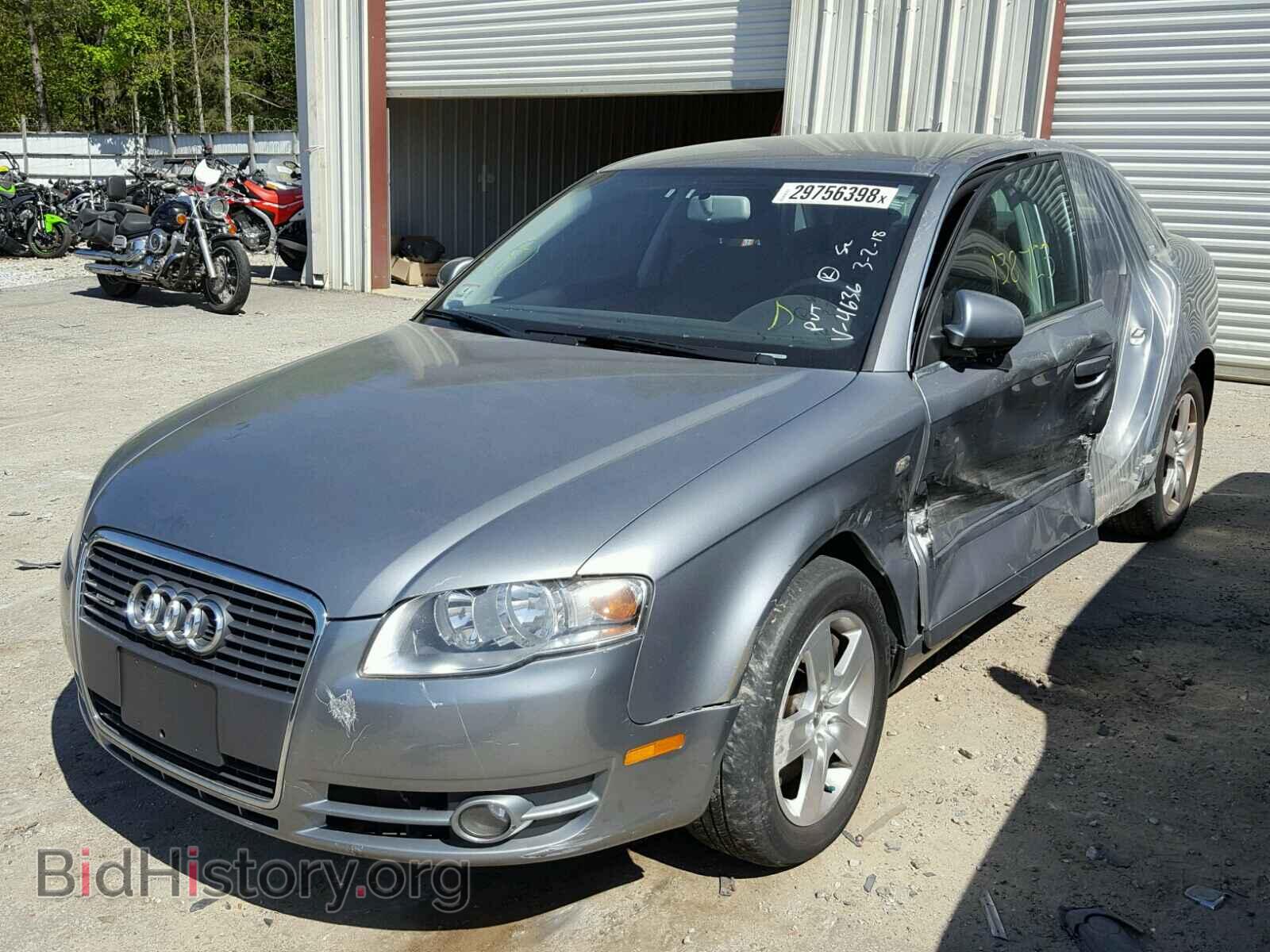 2006 AUDI A4 - VIN: WAUDF78E36A104636 - Фото 2