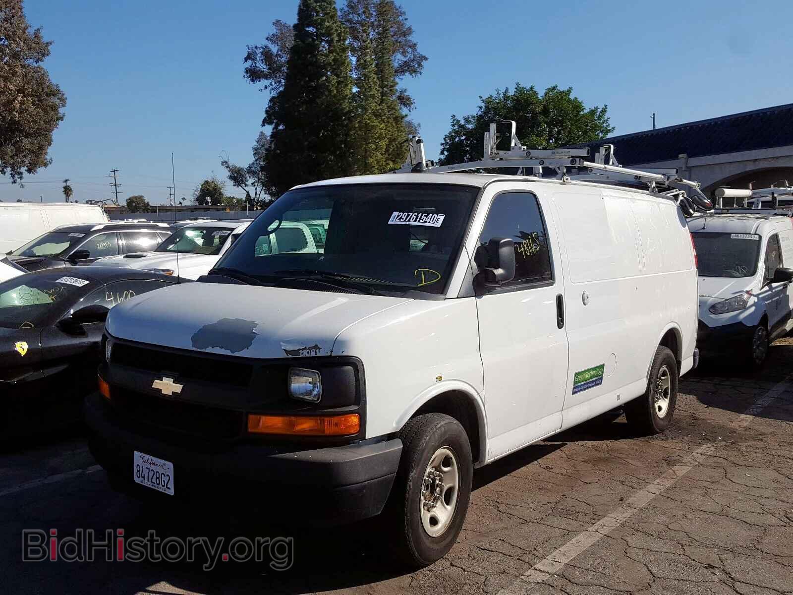 2012 CHEVROLET EXPRESS - VIN: 1GCWGFCB5C1109204 - Фото 2