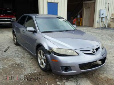 2008 Mazda 6 6 I, серый — VIN 1YVHP80C885M02302, Copart