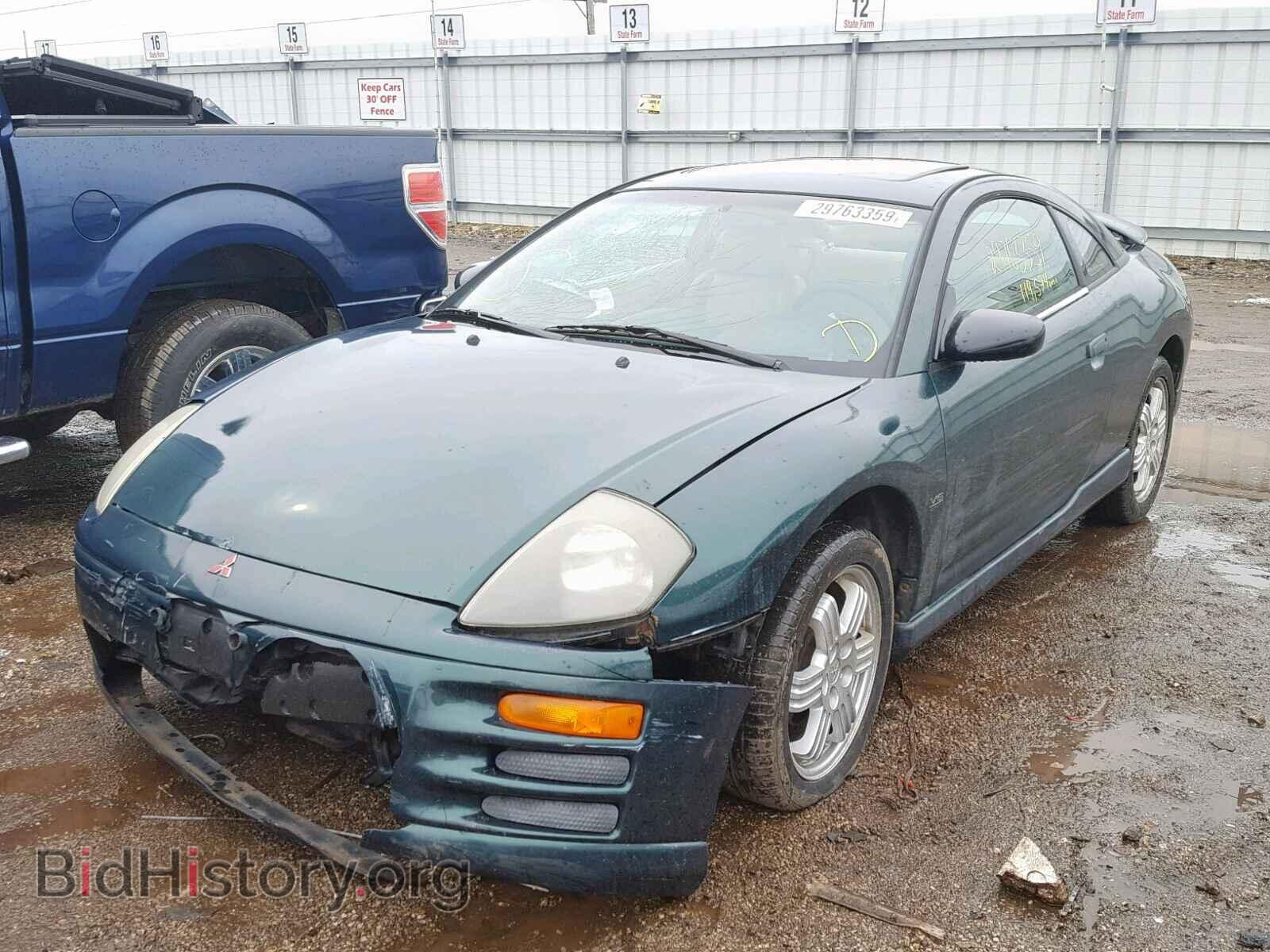 2001 MITSUBISHI ECLIPSE - VIN: 4A3AC84H31E149398 - Фото 2