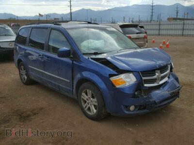 2010 Dodge CARAVAN Grand Cara, blue — VIN 2D4RN6DX6AR438468, Copart
