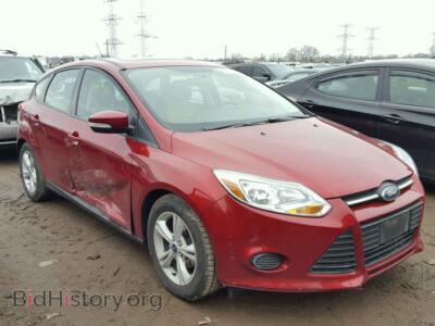 2014 Ford FOCUS Focus SE, красный — VIN 1FADP3K23EL404161, Copart