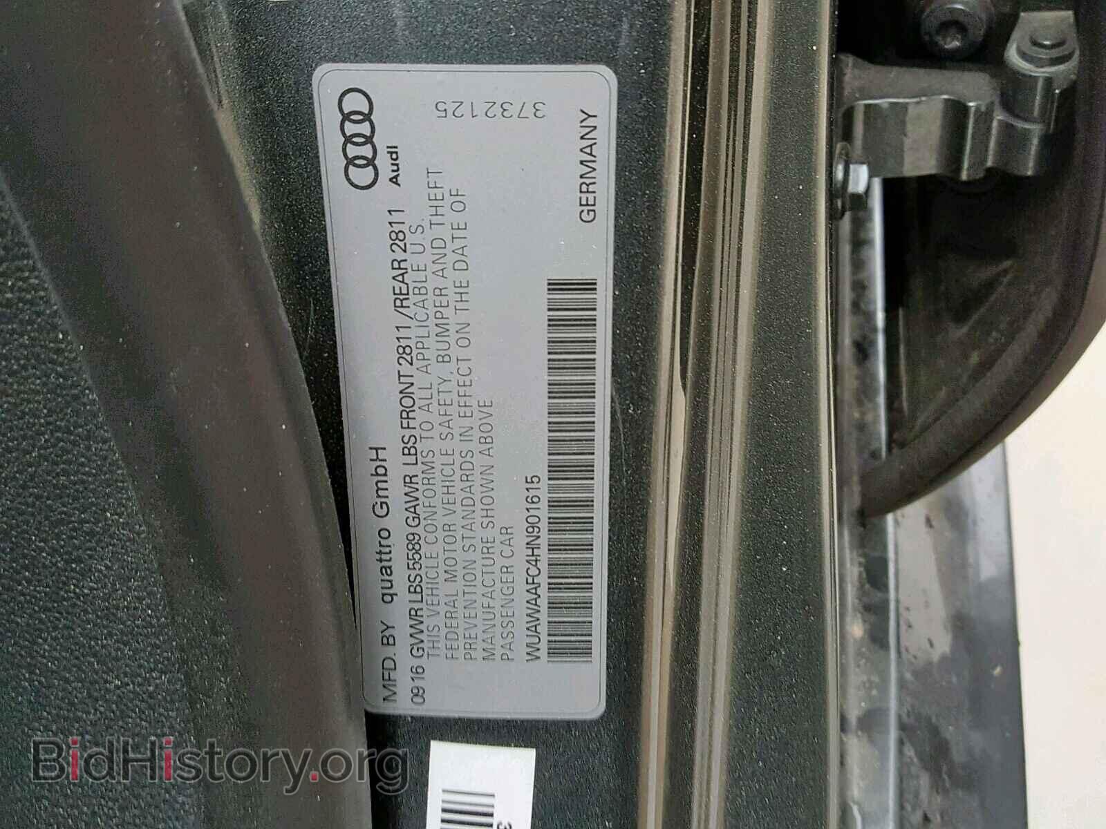2017 AUDI S7/RS7 - VIN: WUAWAAFC4HN901615 - Фото 10