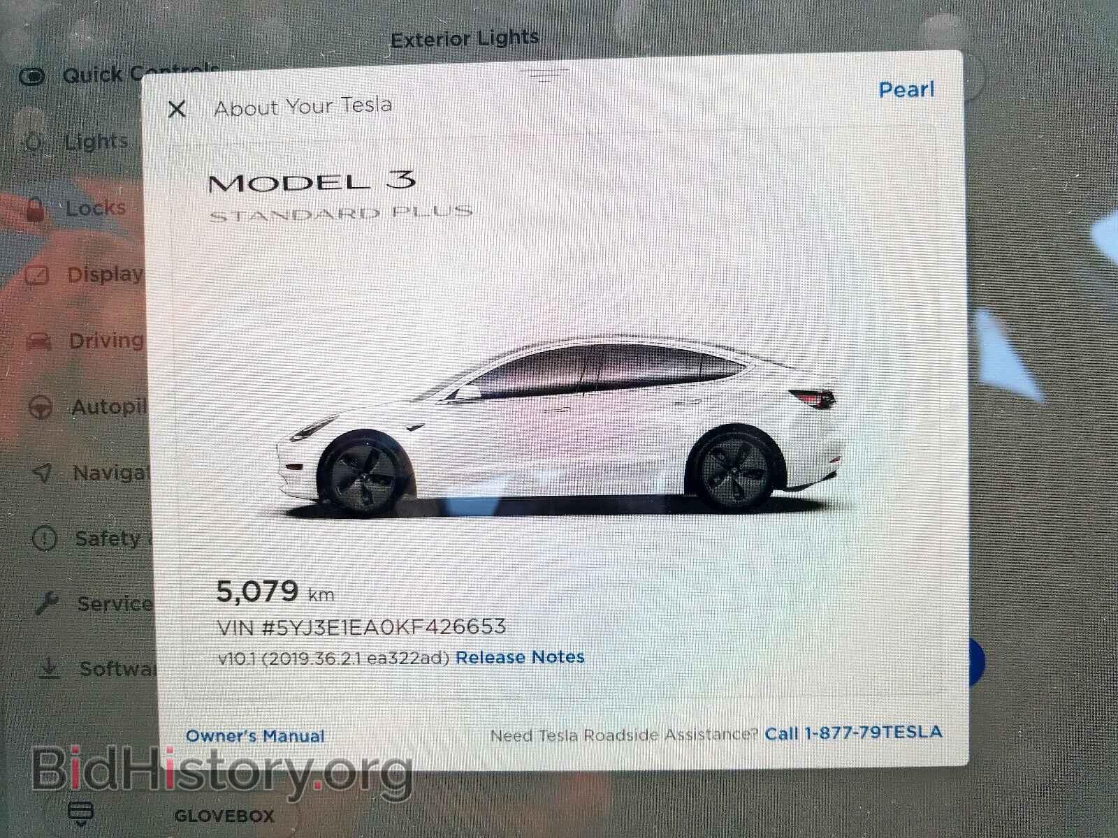 2019 TESLA MODEL 3 - VIN: 5YJ3E1EA0KF426653 - Photo 8