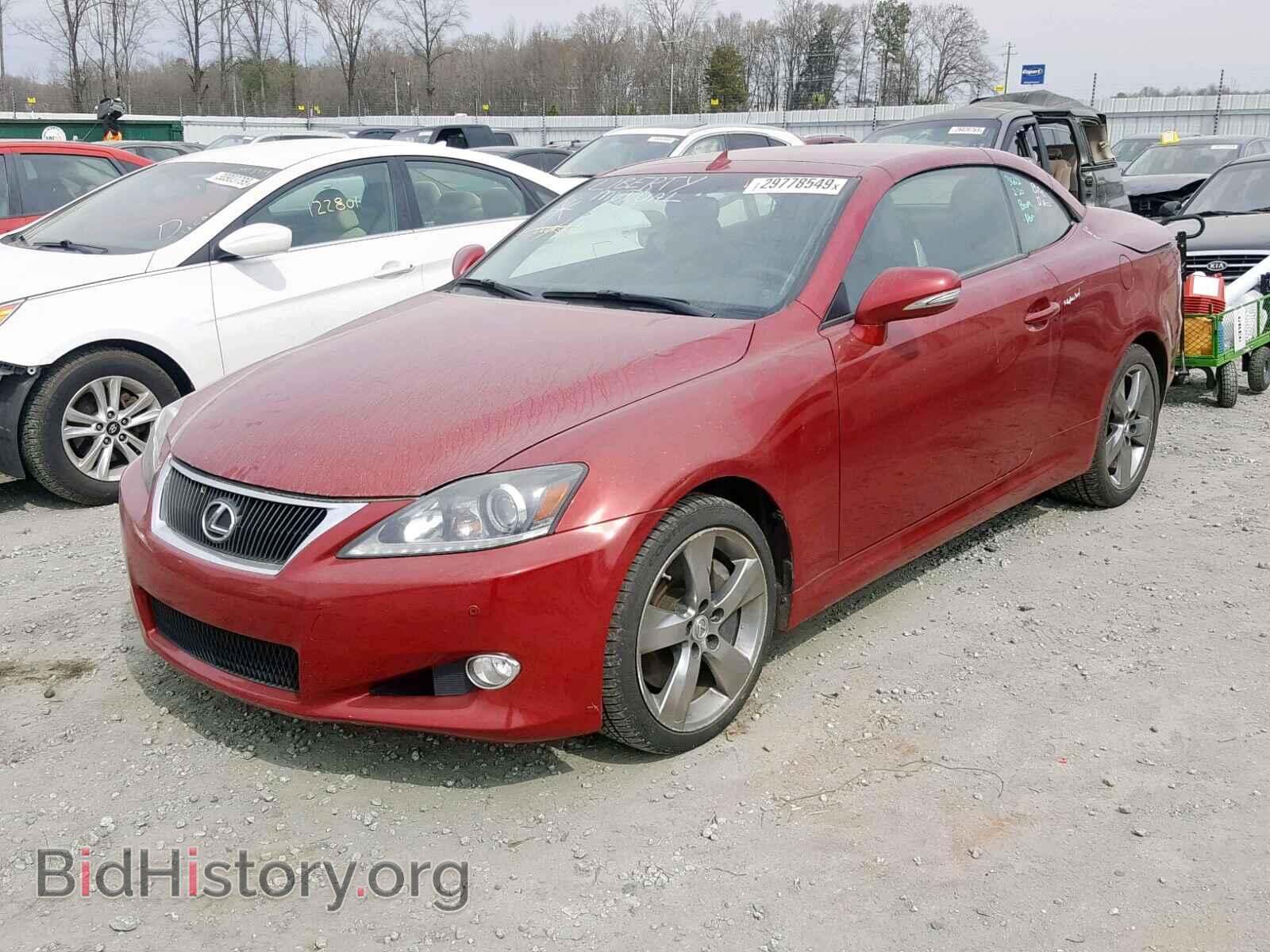 2011 LEXUS IS - VIN: JTHFE2C25B2507034 - Фото 2