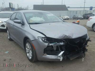 2015 Chrysler 200 200 Limite, серебристый — VIN 1C3CCCAB8FN695852, Copart