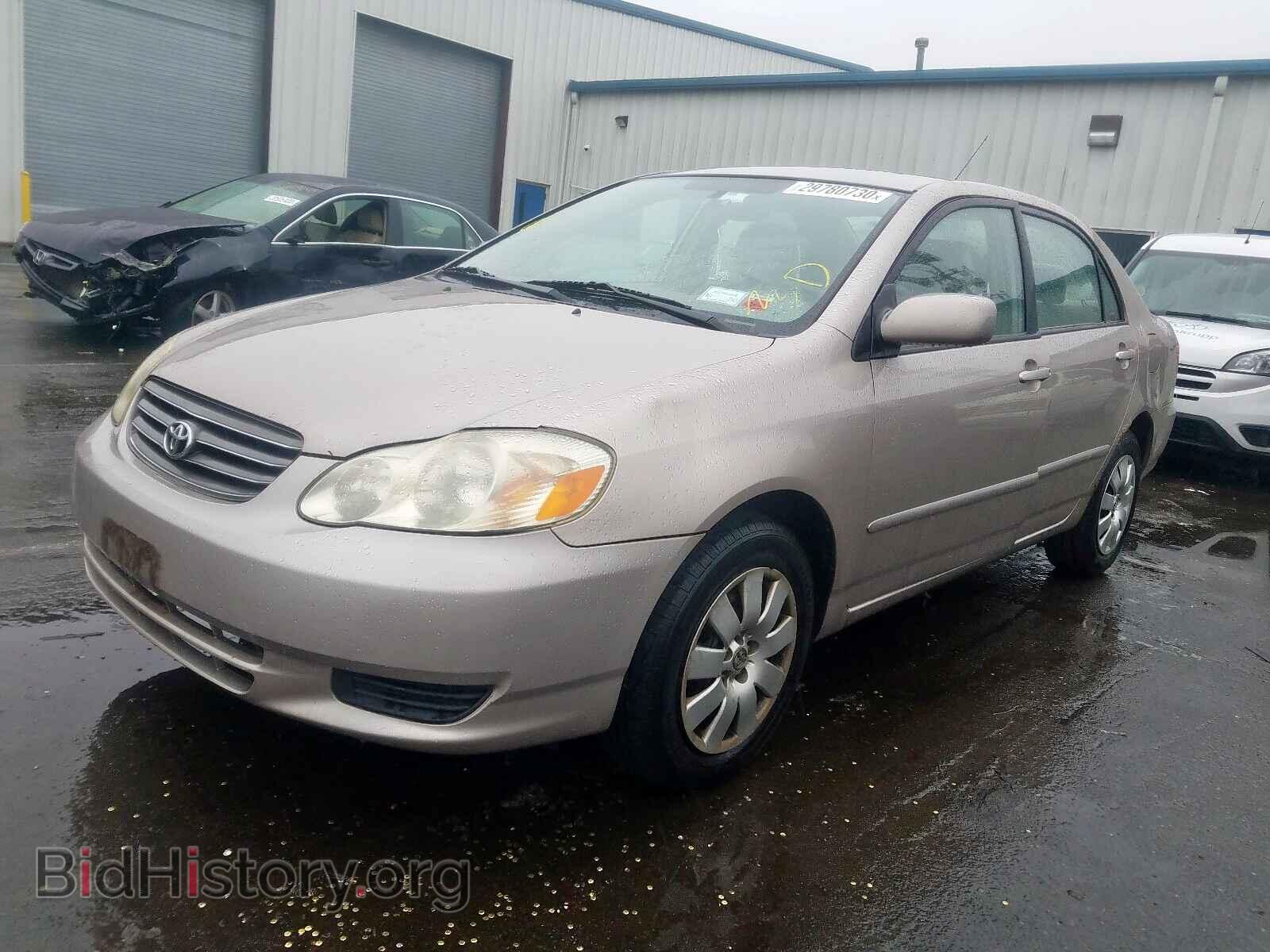 2003 TOYOTA COROLLA - VIN: 2T1BR32E93C093765 - Фото 2