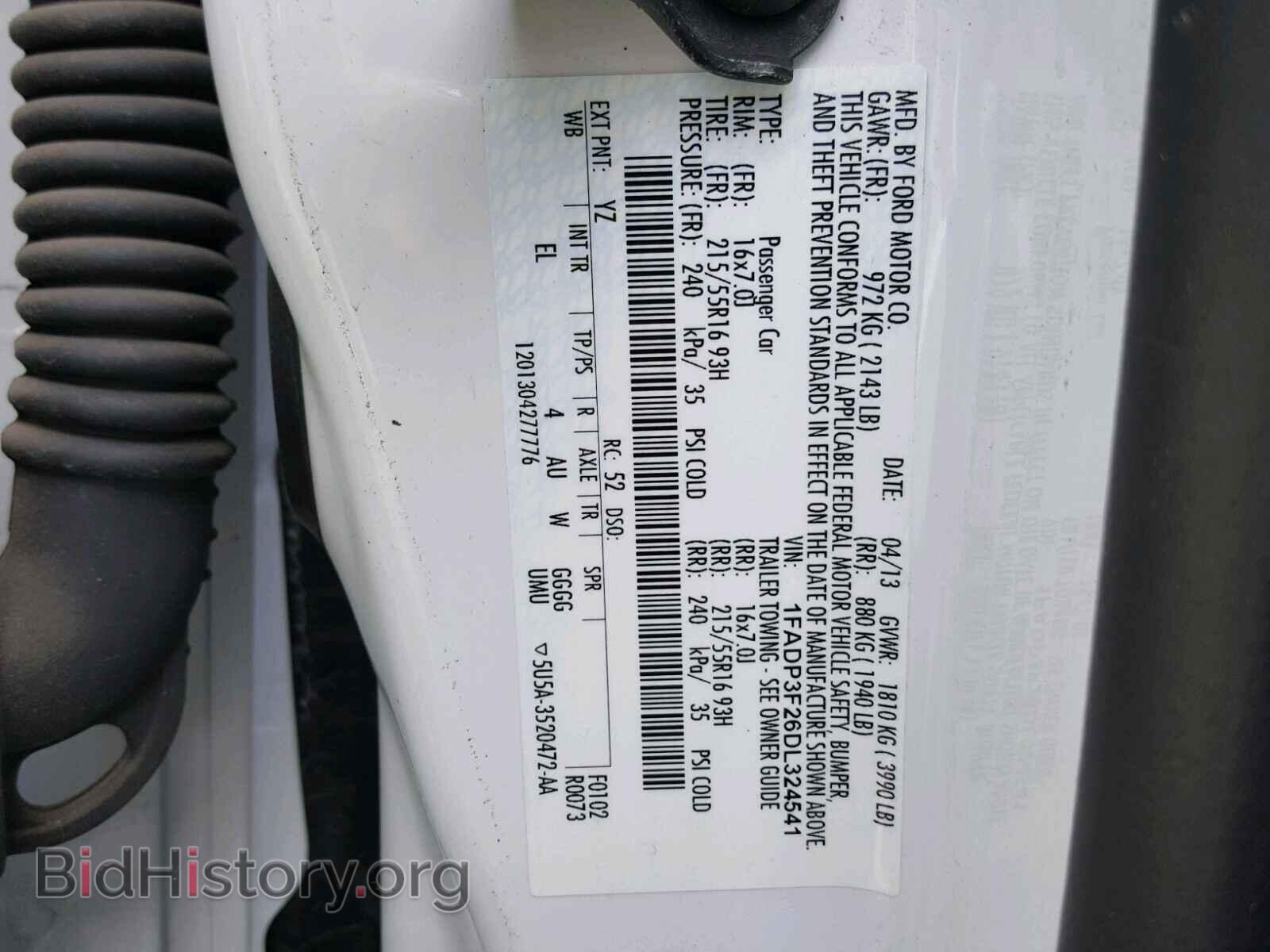 2013 FORD FOCUS - VIN: 1FADP3F26DL324541 - Photo 10