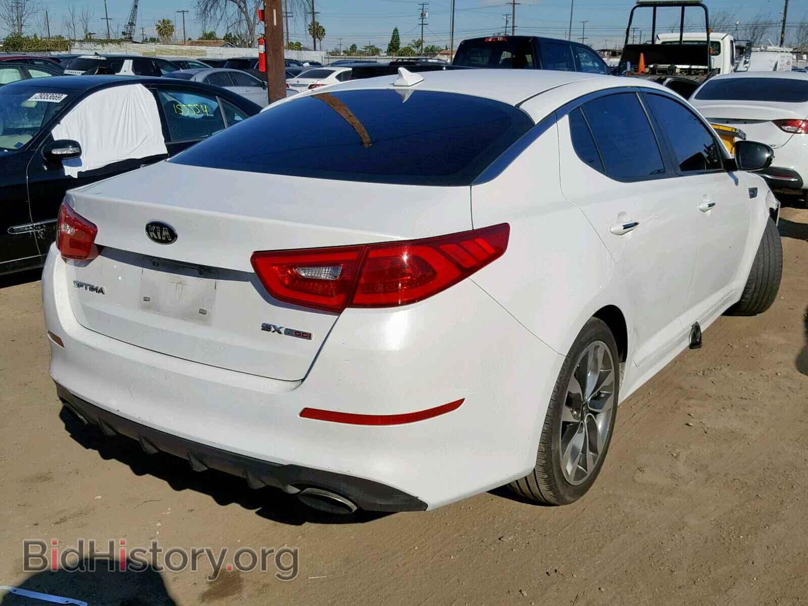 2015 KIA OPTIMA - VIN: 5XXGR4A68FG495070 - Фото 4